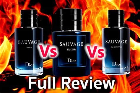 dior sauvage elixir vs edt|dior sauvage edp longevity.